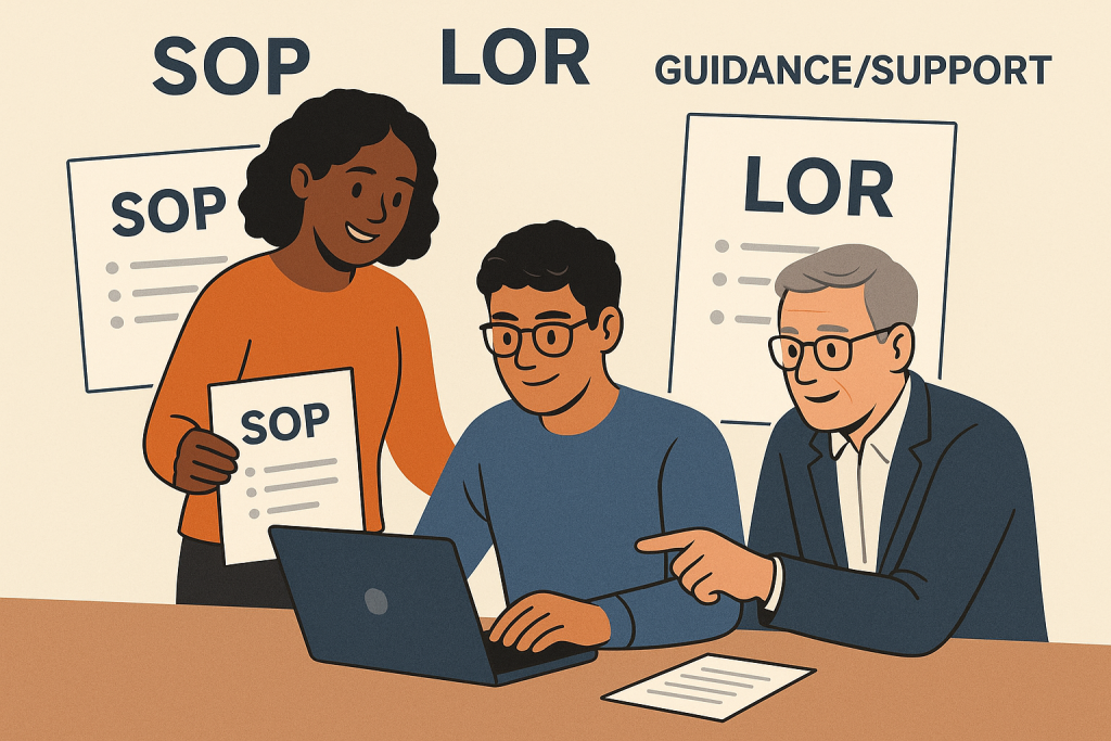 SOP, LOR & guidance/Support
